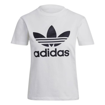 T-shirt Damski adidas GN2899 TREFOIL Biały 34