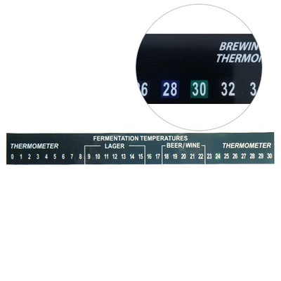 TERMOMETR naklejany kontrola temperatury piwa x5