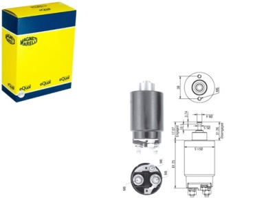 Вимикач електромагнітний, стартер magneti marelli 940113050264 фото №1
