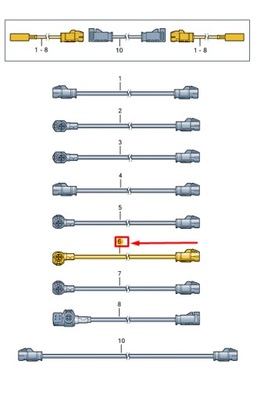 Audi e-tron gt data адаптер line 000098606a фото №1