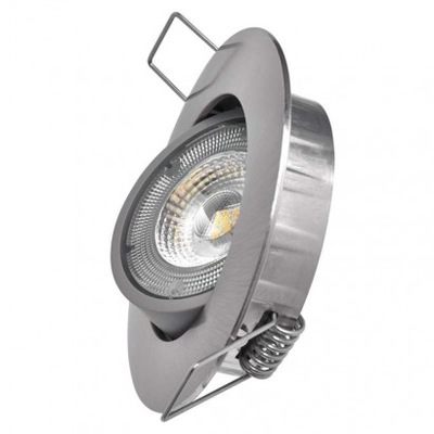 Oprawa sufitowa srebrne oczko led 5W 4000K EMOS