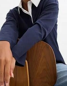 grl KOSZULKA POLO Z DŁUGIM RĘKAWEM 52/54