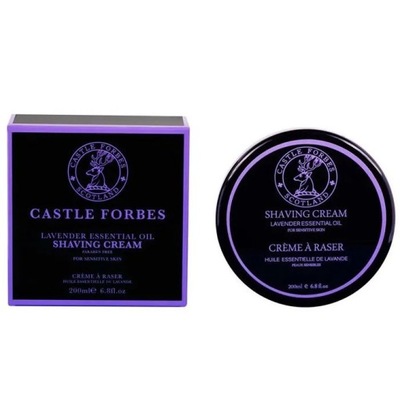 Castle Forbes krem do golenia Shaving Cream Lavender Essential Oil 200ml