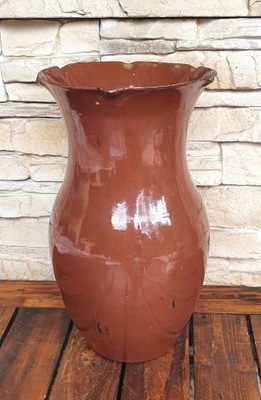 Stary wazon stalowy emaliowany dzbanek