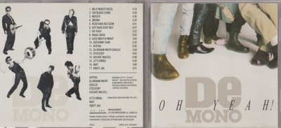 Płyta CD De Mono - Oh Yeah! 1990 I Wydanie Krzywy Kościkiewicz Chojnacki __