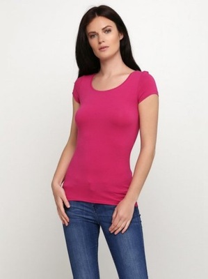 C&A Różowy t-shirt damski roz XS