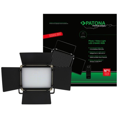 PATONA Premium lampa LED RGB 216ARC z pilotem.
