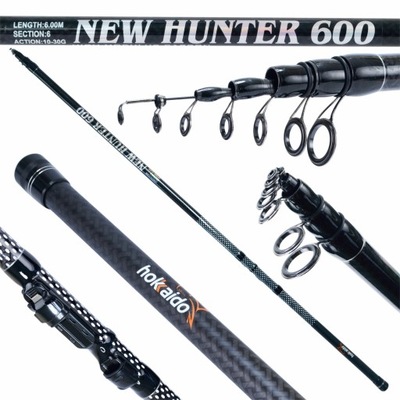 WĘDKA HOKKAIDO NEW HUNTER 6M HIGH MODULUS CARBON