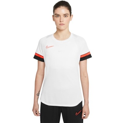Koszulka damska Nike Df Academy 21 Top Ss biała CV2627 101 S