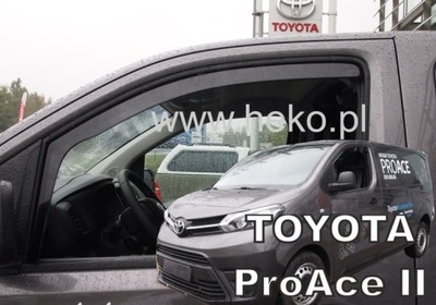 TOYOTA PROACE II OD 2016R- ВЕТРОВИКИ ДВЕРЬ HEKO фото