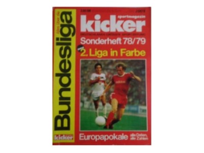 Bundesliga 78-79 Songerheft - Kicker - po niemiecku