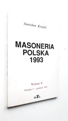 MASONERIA POLSKA 1993 KRAJSKI autograf