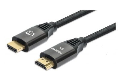 Manhattan Kabel HDMI 2.1 Premium High Speed Ethernet 8K60Hz Oplot 1 m
