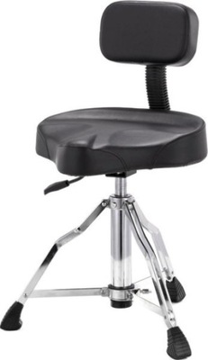 Stołek krzesło dla perkusisty pneumatyczne oparcie Millenium DTRAB-1118
