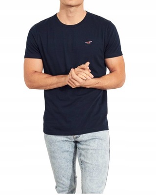 HOLLISTER Klasyczny Granatowy Tshirt _ XS