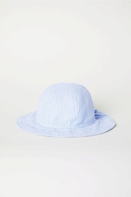NOWY H&M kapelusz paski 122/128