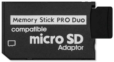 Adapter Karty Micro SD na Memory Stick PRO Duo
