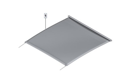 Шторка крыша панорамного bmw x2 f39 / 1 f40 оригинальный номер фото №1