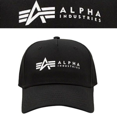 Czapka ALPHA INDUSTRIES CAP czarna 126912 03