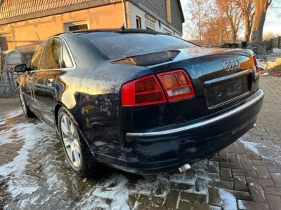 Бампер задняя audi a8 d3 чёрный kpl фото №1