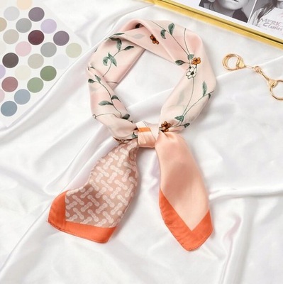 70*70cm Sweet Florals Flowers Print Square Scarf