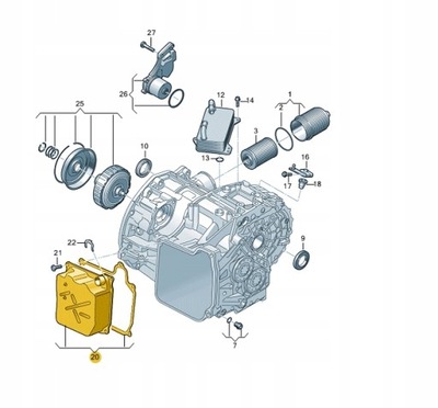 RECUBRIMIENTO CON FORRO PARA MECATRÓNICA DSG 0GC325201H  