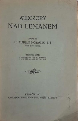 Marian Morawski Wieczory nad Lemanem 1927