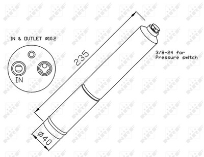 DRYER AIR CONDITIONER EASY FIT 33224  