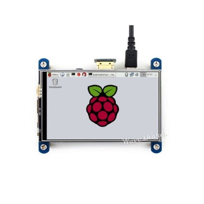 Wyświetlacz dla Raspberry Pi IPS 4" 800x480 z panelem dotykowym
