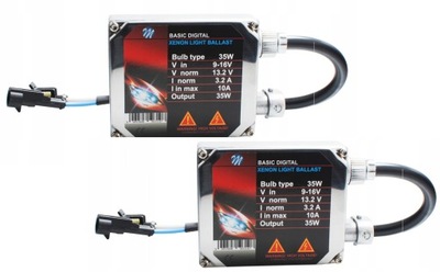 M-tech ксенон перетворювач ксенон basic аналогова 12v 35v hid фото №1