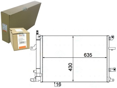 BEHR-HELLA CONDENSADOR DE ACONDICIONADOR VOLVO S60 S80 V7  