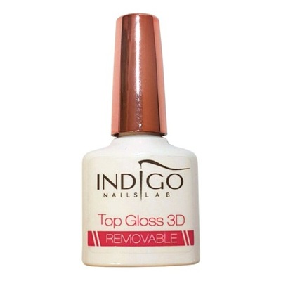 Indigo top gloss 3D 7 ml - odporny na zarysowania