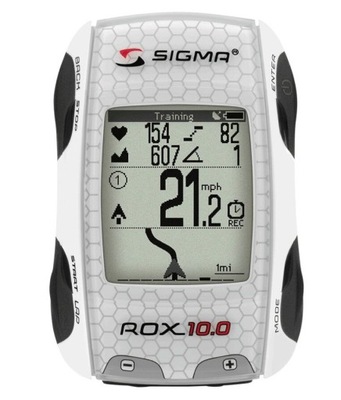 LICZNIK PULSOMETR SIGMA ROX 10 GPS BIAŁY