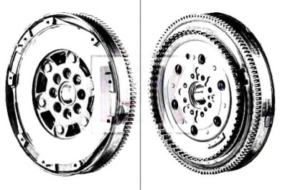 Luk колесо двухмассовый opel combo/corsa/meriva 1,3 cdti 04- фото №1