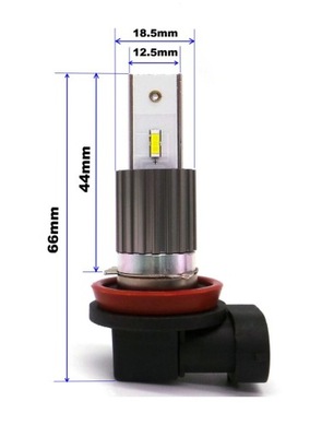 H8 LEMPUTĖ LED 12V CANBUS 3500LM 