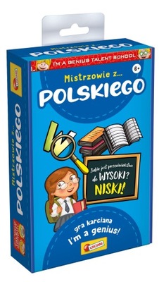 Mały Geniusz Mistrzowie z polskiego Gra Edukacyjna