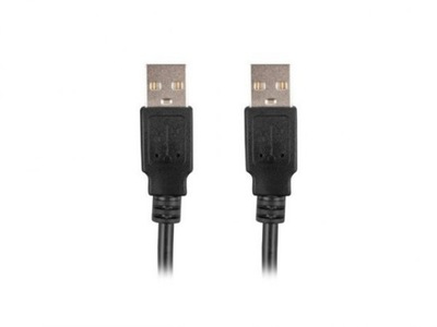 Kabel Lanberg CA-USBA-20CU-0010-BK USB-A - USB-A 1 m