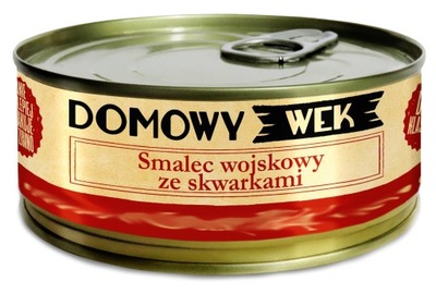 DOMOWY WEK SMALEC WOJSKOWY ZE SKWARKAMI 300g