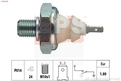 SENSOR DE PRESIÓN ACEITES VW 1,8 BAR 1-800-045  