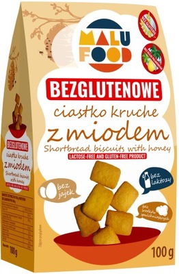 MALU CIASTKA KRUCHE Z MIODEM BEZ GLUTENU LAKTOZY