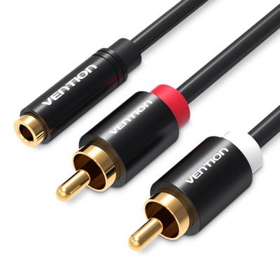 VENTION Kabel Mini Jack 3.5 AUX --> 2x RCA 1,5m