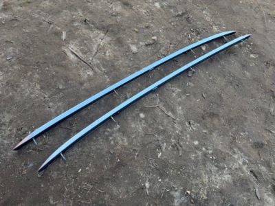 Audi a4 b9 рейлінг рейлінги дахові праві ліва комплект сріблястий фото №1