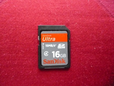 Karta pamięci SDHC SanDisk Ultra 16 GB klasa 4
