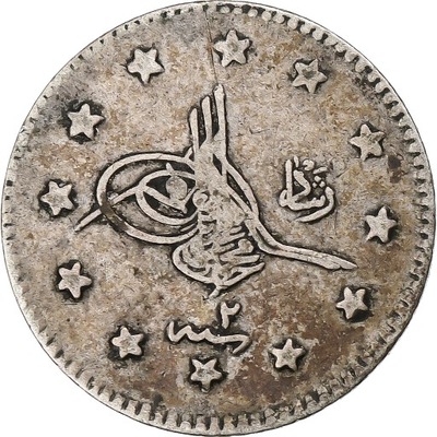 Turcja, Muhammad V, Kurush, 1910/AH1327, Qustantin