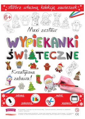 WYPIEKANKI ŚWIĄTECZNE zestaw kreatywny zawieszki