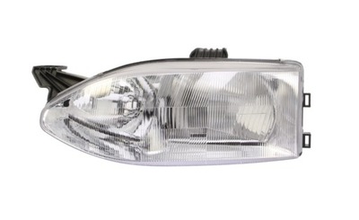 Фара передний лампа fiat siena palio kombi 97-01 h7+h3 левая фото №1