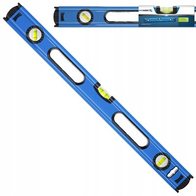 POZIOMNICA ALUMINIOWA 200CM, 3 LIBELKI HOEGERT