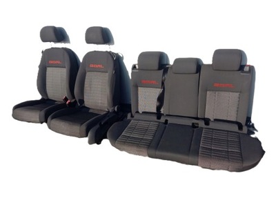 Сиденья комплект vw golf goal 3d фото №1