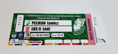 bilet PELIKAN Łowicz - ŁKS Łódź II 16.04.2023