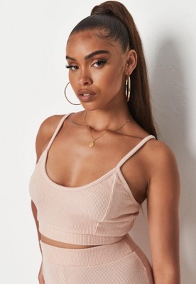 MISSGUIDED CROP TOP PRĄŻKI RAMIĄCZKA N6A XXJ__XXS